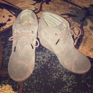 Gray Toms ankle boots